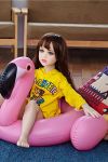 Pretty Small Love Doll with Flat Chests for Sale 107cm -Trina