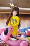Pretty Small Love Doll with Flat Chests for Sale 107cm -Trina
