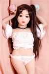 Best Love Dolls Japanese Real Teen Doll 100cm Sex Doll Flat Chest - Bessie
