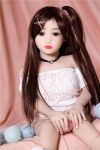 Best Love Dolls Japanese Real Teen Doll 100cm Sex Doll Flat Chest - Bessie