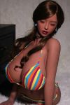 85cm Tan Skin Eye Closed Big Breasts Sex Doll Torso - Azariah