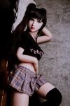 Premium Silicone Sexdoll Japanese High School Student Love Doll 146CM - Nina