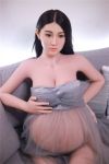 Pregnant Asian Real Sex Doll with Silicone Head160cm - Kara