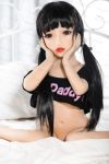 Mini Sex Doll Flat Chest Petite Young Love Doll Toy 100CM - Leah