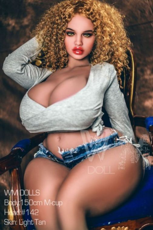 150cm Blonde Lifelike BBW Fat Sex Doll - Keilani