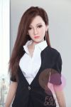 Office Lady Chinese Real Sex Doll with Silicone Head160CM- Vae