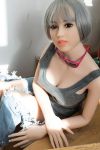 156cm Silver Hair Modern Young Asian Sex Doll - Miki