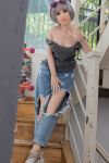 156cm Silver Hair Modern Young Asian Sex Doll - Miki