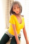 156cm Sliver Hair Lovely Colleage Student Adult Sex Doll - Mika