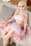 Top Rated Blonde American Silicone Sex Doll 165cm - Mariela