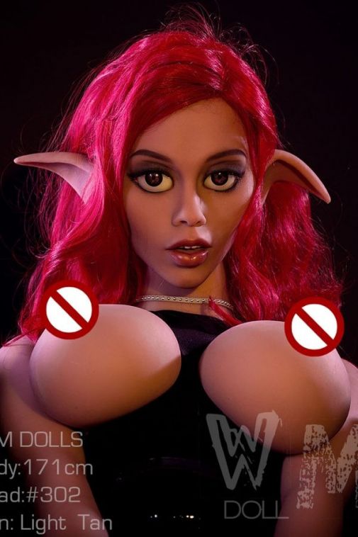Red Hair Big Boobs Devil Sex Doll 171cm - Marcella