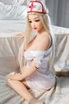Sexy Blonde  C Cup TPE Real Sex Doll Russia Fantasy Full Body Doll 158CM - Sandra