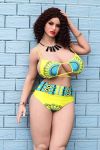 Big Busty Realistic Sex Doll Fat Big Ass Love Doll for Sale 158cm Jessa