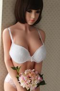 Super Hot Asian E Cup Sex Doll Japanese Love Doll Beautiful Full Body Adult Doll 158cm - Macy