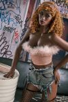 Black Realistic Love Doll Ebony Sex Doll 168cm -Freya
