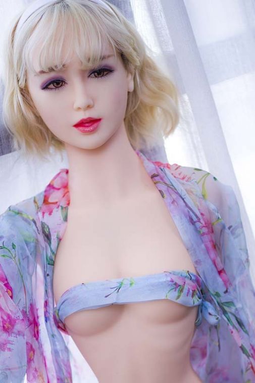 Small Tits Slim Sex Doll Blonde Mature TPE Love Doll 148cm - Presley