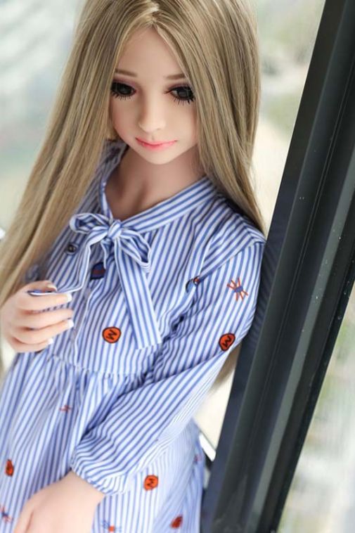 Small Breasts Mini TPE Sex Doll Cute Flat Chested Real Doll for Sex - Lois