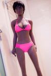 Super Sexy Dark SKin Sex Dolls Lifelike African Ebony Love Doll for Man 148cm- Alina