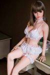 C-cup Young Girl TPE Sex Doll Slim Super Realistic  Love Doll 158cm - Eunice