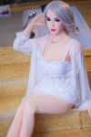 Mature Blonde Lady Lifelike Sex Doll for Sale C-cup  Adult Sex Toy Doll 158cm - Alexia