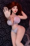 6YE Big Boobs Petite Sex Doll Realistic TPE Full Body Love Doll 105cm - Kay
