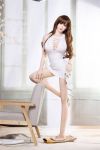 Skinny and Tall Realistic Sex Doll Japanese Lifelike Love Doll 165CM - Lesley