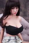 Beautiful Korean Girlriend Sex Doll Slim Love Doll with Big Boobs 165cm - Carolina