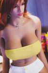 Black Super Hot TPE Sex Doll Tan Skin Life Size Love Doll for Sale 165cm - Stella