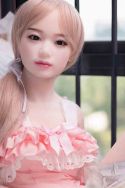 Ultra Realistic Full Size Love Doll Cute Flat Chested  Young Sex Doll 148cm - Peggy