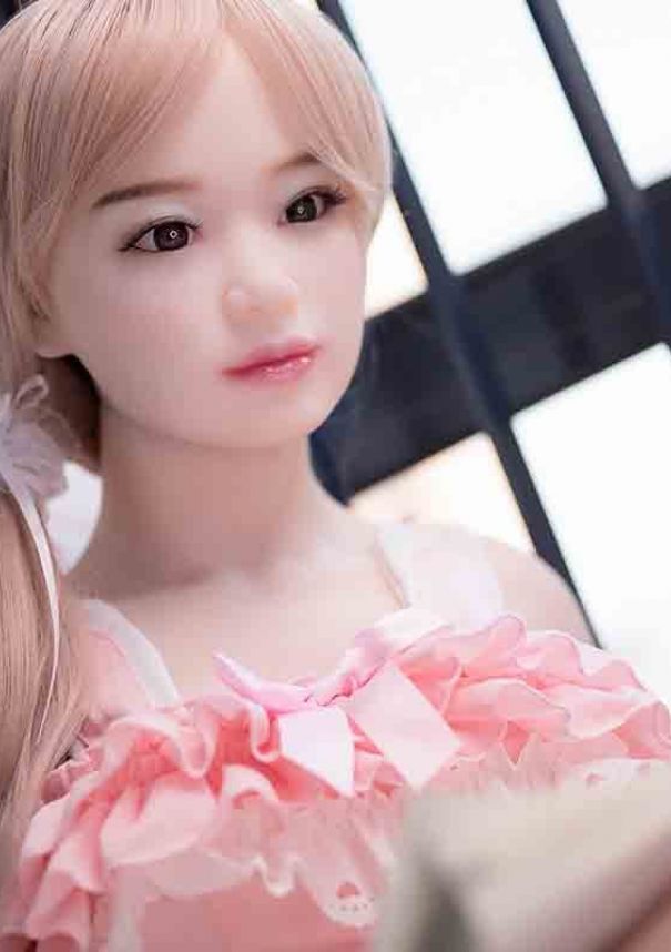 Ultra Realistic Full Size Love Doll Cute Flat Chested Young Sex Doll 148cm Peggy Sldolls