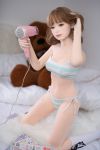 Delicated Realistic Japanese Love Doll Small Breasts TPE Full Size Sex Doll 148cm - Amy