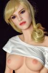 Delicate Blonde Beauty Sex Doll Real Size Love Doll with Sexual Body 158cm -Sylvia