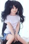 Small Female Lifelike TPE Sex Doll Flat Chested Adult Sex Toy Doll 100cm- Elena