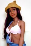 Tan Skin Slim Young Realistic Love Sex Doll 158cm Olivia