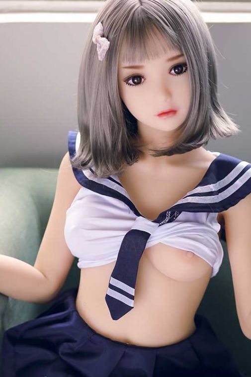 Affordable TPE Lifelike Japanese Sex Doll Mini Female Doll 138cm - Bernice