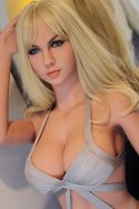 Full Size Charming Blonde Sex Doll with Delicate Curve 165cm - Mandy