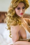 Muscular Blonde Realistic Sexdoll Slim Body Adult Love Doll Girl 165cm Ronda