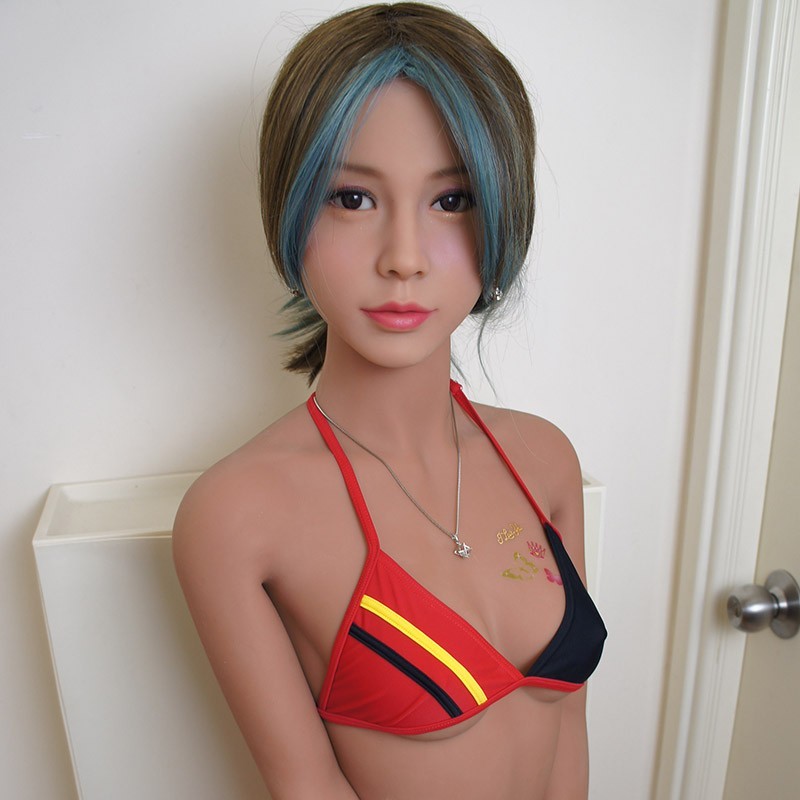 Tan Skin Love Doll with Small Breasts